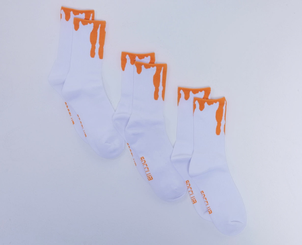 Orange Drip SOC 3-Pack